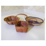 Longaberger Basket + More Baskets Lot