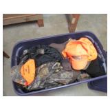 Tote of Hunting Clothes