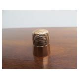 14K Gold Sewing Thimble