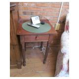 Accent Side Table and Phone