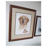 Yellow Lab Art Print Louis Frisino
