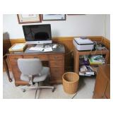 iMAC Computer, Desk, Chair, Printer Stand, Etc