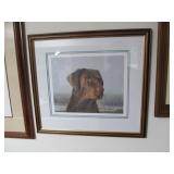Chocolate Lab Art Print Louis Frisino