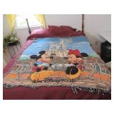 Disney Throw Blanket Mickey and Minnie Mouse