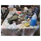 Dining Room Table and Contents Lot