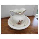 WAsh Pitcher and Basin Floral Pattern Arne's