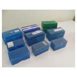Ammo Boxes w/ Bullet Casings for Reloading