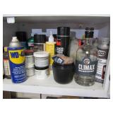 WD-40 and other contents of tool cabinet