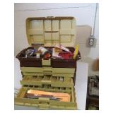 Tool Tackle Box w/ Jeweler Anvil and More Tools