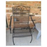 Wrought Iron Bouncer Rocker Rocking Chair