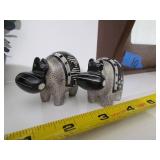 Kenya Stone Hippo Figurines