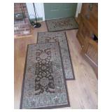 3 Matching Rugs