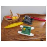 Fisher Price Little People Raft and Other Bath Toy