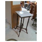 Marble Plant Stand 14x14x29 Tall