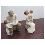 Two Willow Tree Figurines Grandma Grandpa
