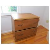 Horizontal Wood Filing Cabinet