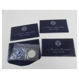 Lot of 4 1971 Eisenhower Silver Dollar Coins