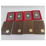 4 Eisenhower Proof Silver Dollar Coins 1971-1974