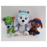 Lot of 4 Paw Patrol Plush Toys