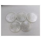 Lot of 5 Pirate Themed 1 Ounce Silver Rounds