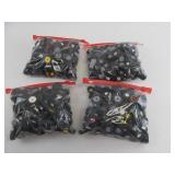 Large Lot of LEGO Wheels