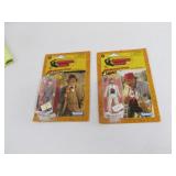 2 Indiana Jones Action Figures