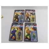 4 GI Joe Action Figures