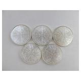 Lot of 5 Pirate Themed 1 Ounce Silver Rounds