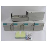 Lot of 5 CD/DVD Cases w/ Keys Lock Boxes