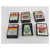 Lot of 6 Vintage Atari Games