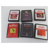 Lot of 6 Vintage Atari Games