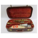 HN White Trumpet Instrument