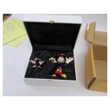 Crystal by Arribas Bros Jeweled Mickey Mouse Figur