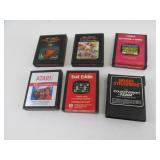 Lot of 6 Vintage Atari Games
