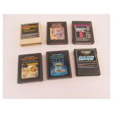 Lot of 6 Vintage Atari Games