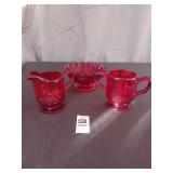 Ruby red glass