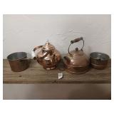 Copper pots