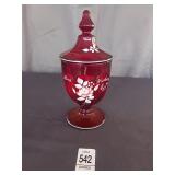 Ruby red glass