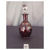 Ruby red glassware
