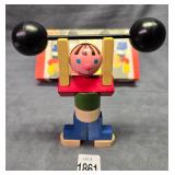 Czechoslovakian Wooden Balance Building Set