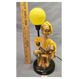 Mid Century 'Pixie Elf' Lamp