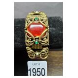 Bracelet w/High Detailed Metal work