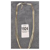 Sterling Silver Layered Necklace