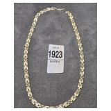 Sterling Silver Panther Link Necklace