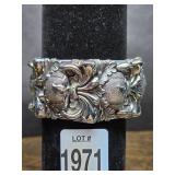 'Whiting & Davis' Hinged Floral Bracelet