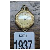 'Solrex Watch Co.' Automatic 14K Gold Pendant