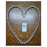 Sterling Silver Beaded Necklace