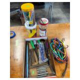 Zip ties, tools