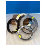Running Board Hose Adapter Mounts (4) 6",6",5",4"