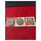Wooden Nickle Lot (3)